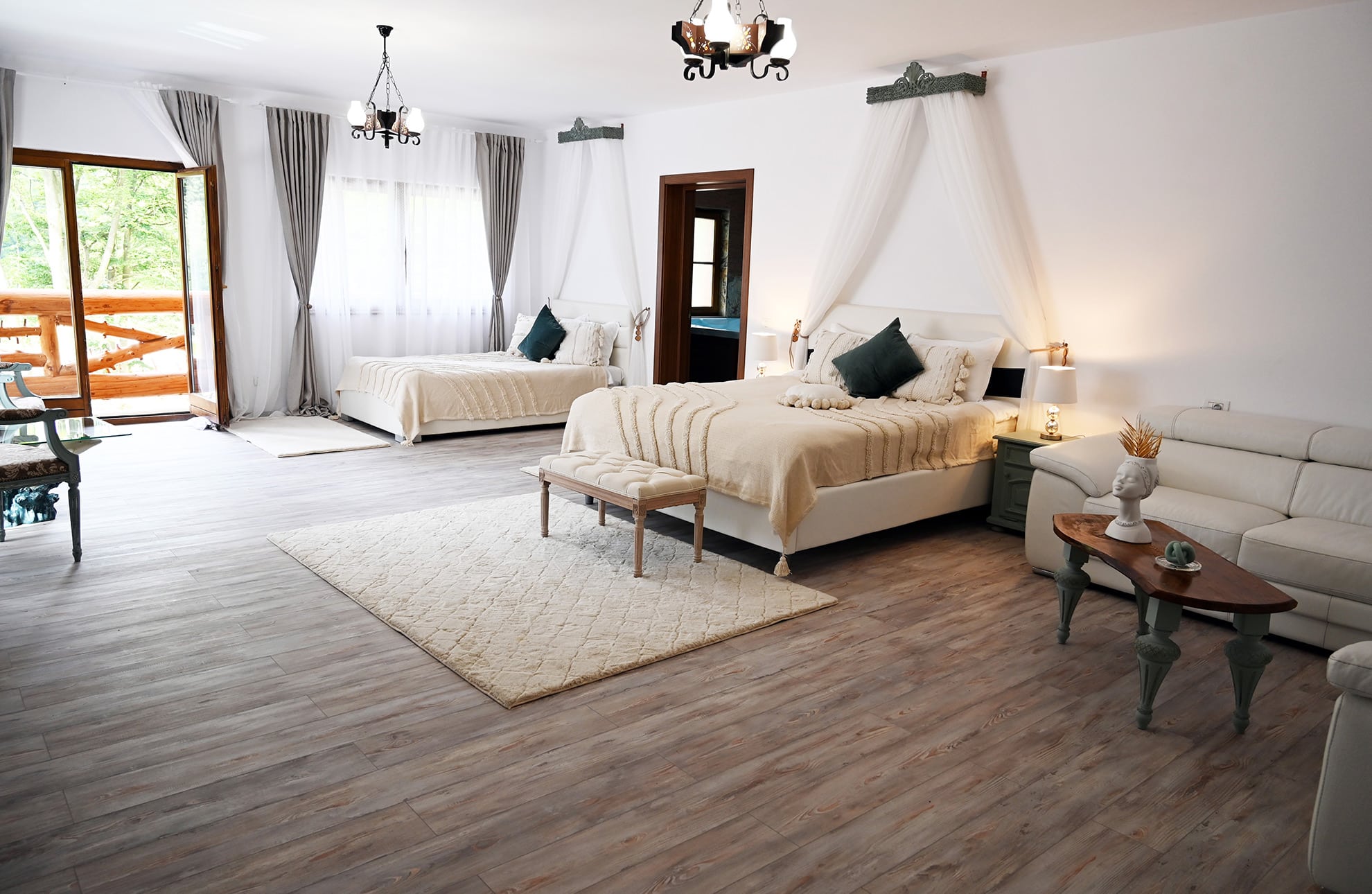 Cameră dublă sau twin Deluxe cu cadă spa