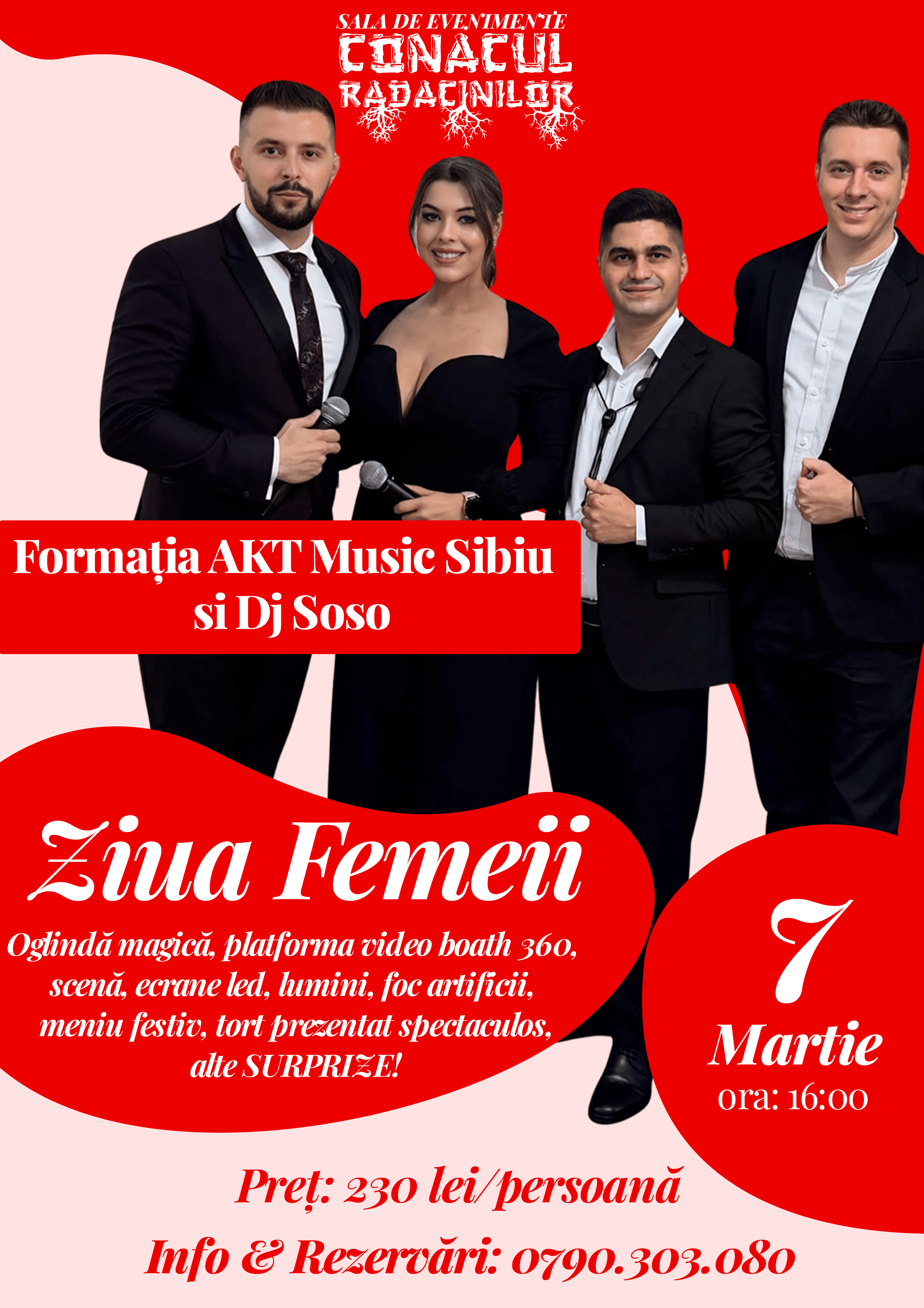 8 martie ziua femeii la conacul radacinilor in petrosani